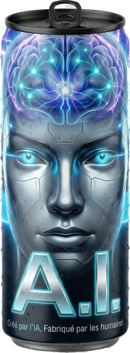 AI_02 Arctic Berry — Canette d'eau pétillante nootropique saveur baies arctiques avec L-Théanine et électrolytes